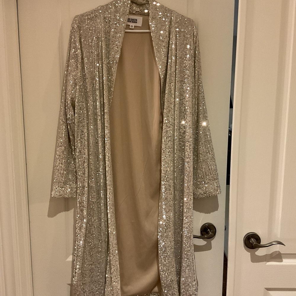 Steve Madden sequin duster